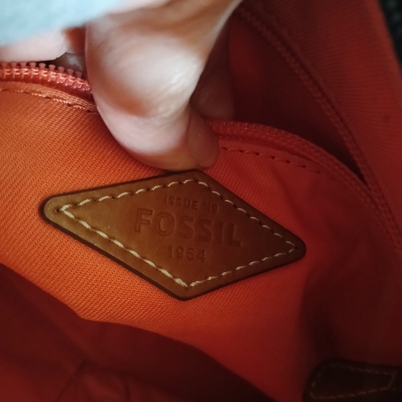 Fossil Women's Tropical Floral Crossbody Bag - Blue, Pink, Tan - Picture 6 of 9